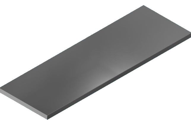 monorailplateau 1000x3000mm met alum 2mm