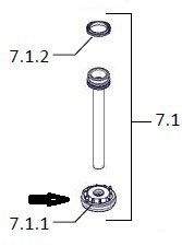 aandrijving sealhouder Mini Sigma 2-3-4"