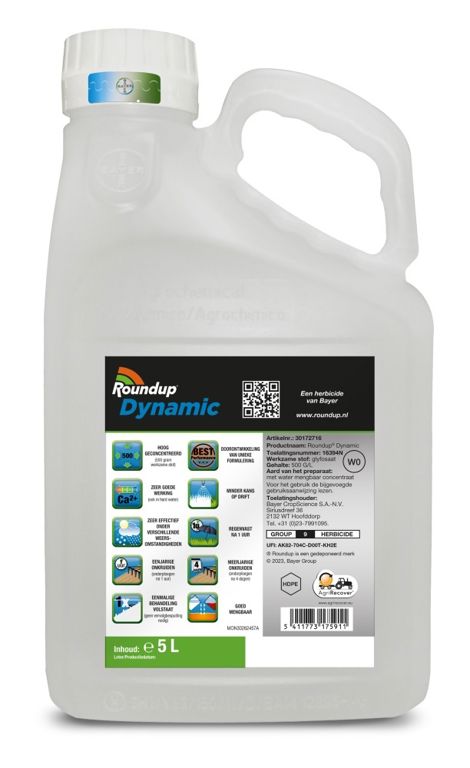 Roundup Dynamic 500 gr/l, 15 liter