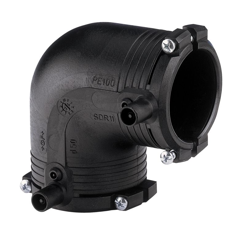 Elgef-pe knie 90° 110mm