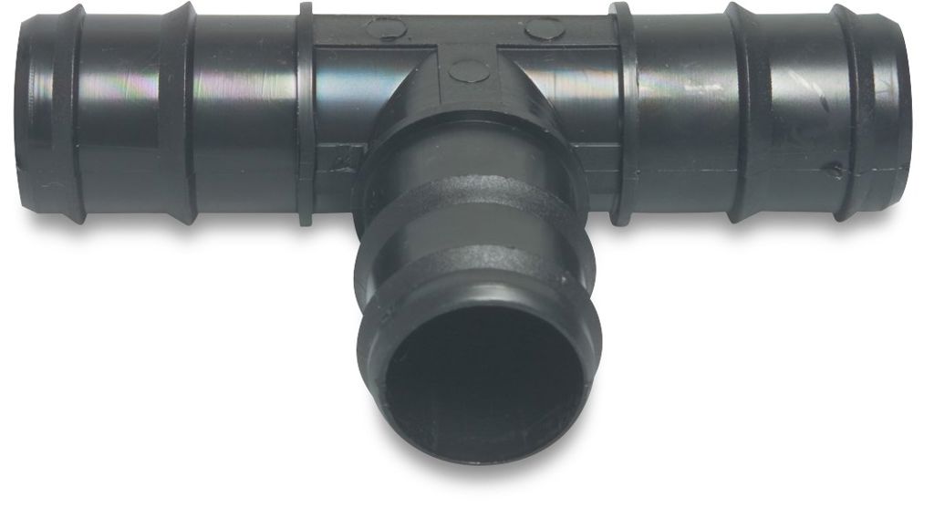 pp T-stuk 90° 20x16x20mm 4bar