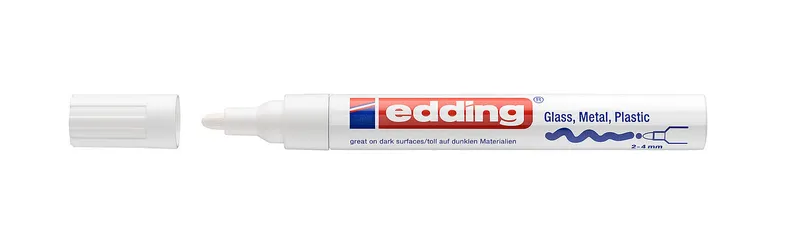 stift edding 750 lakmarker wit 2-4mm