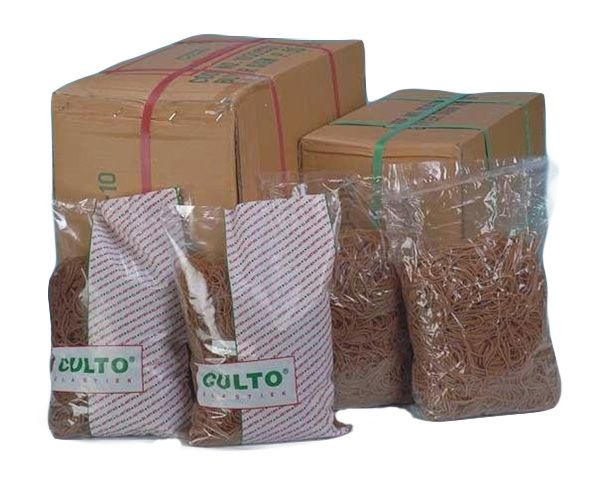 kar-elastiek 325x2x3 bruin 1kg