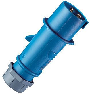 stekker 230V 16A 3p CEE blauw