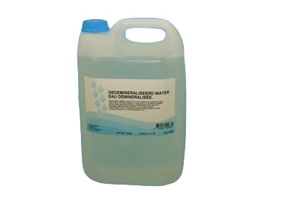 water gedeminiraliseerd 5 liter/can