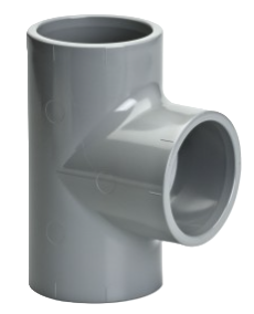 pvc-c T-stuk 90° 75mm 16bar