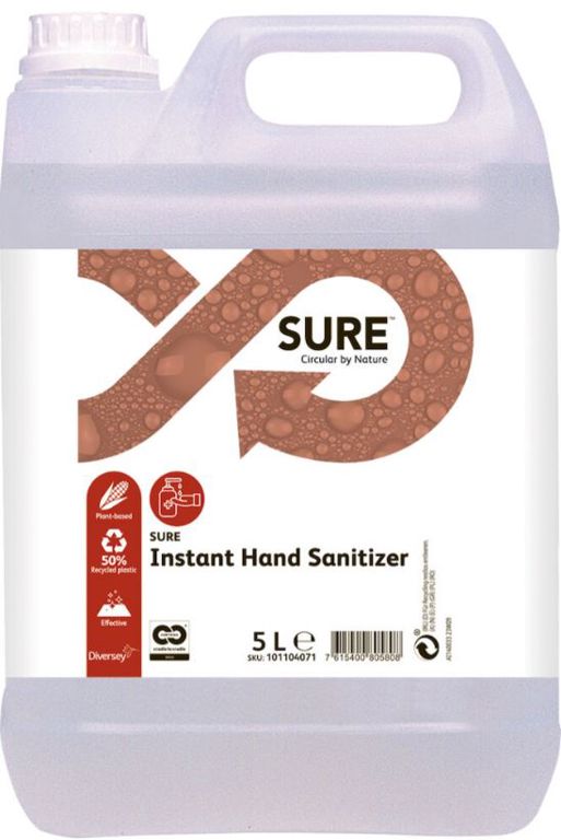 Sure Instant hand sanitizer (2x5ltr/ds)