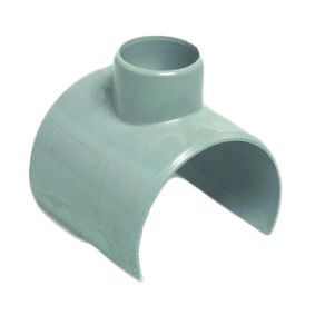 riool klemlijmstuk grijs 80/75x50mm