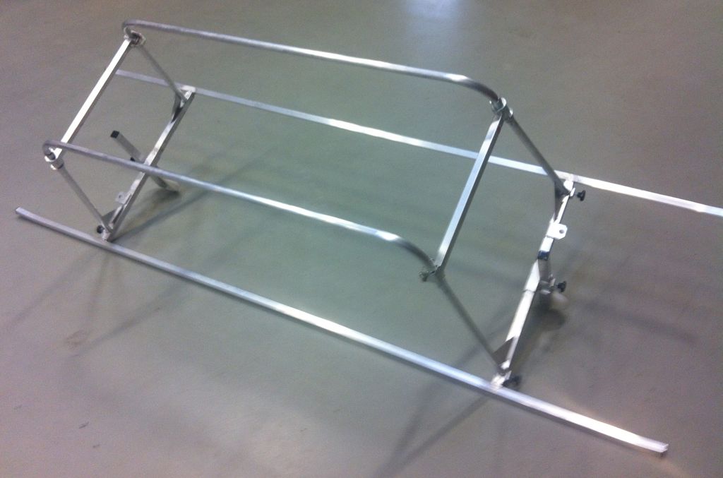 gootrollator alu 2 wiel  270x85x90cm