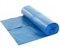 afvalzak 80x110 blauw 140l 25mu 20/rol