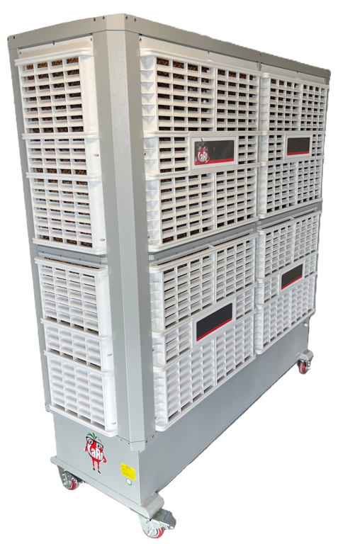 indamper met koolstoffilter 40.000m³