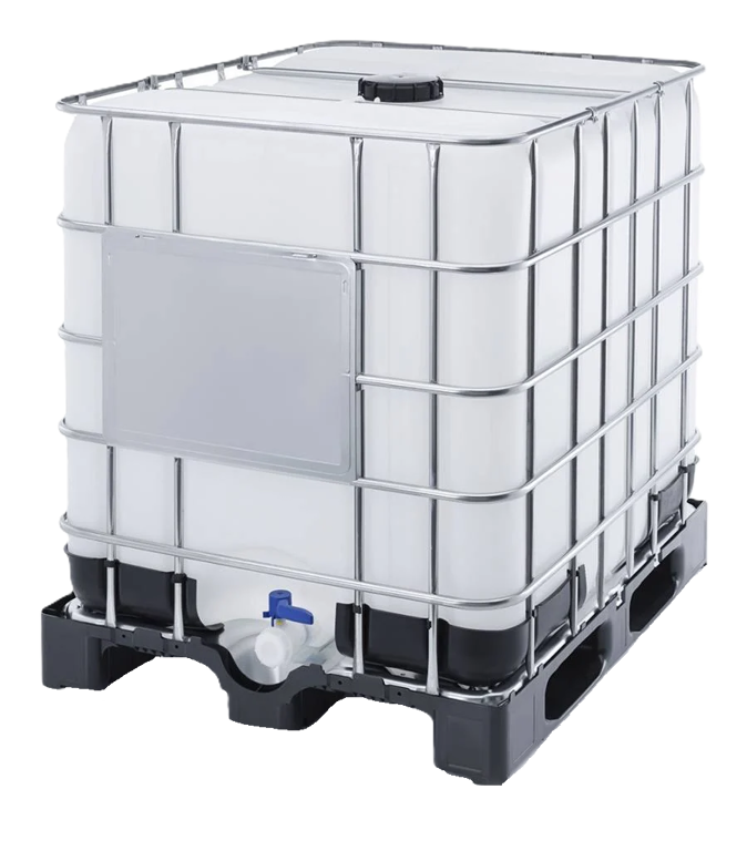 vloeistoftank IBC 1000L recy wit plt