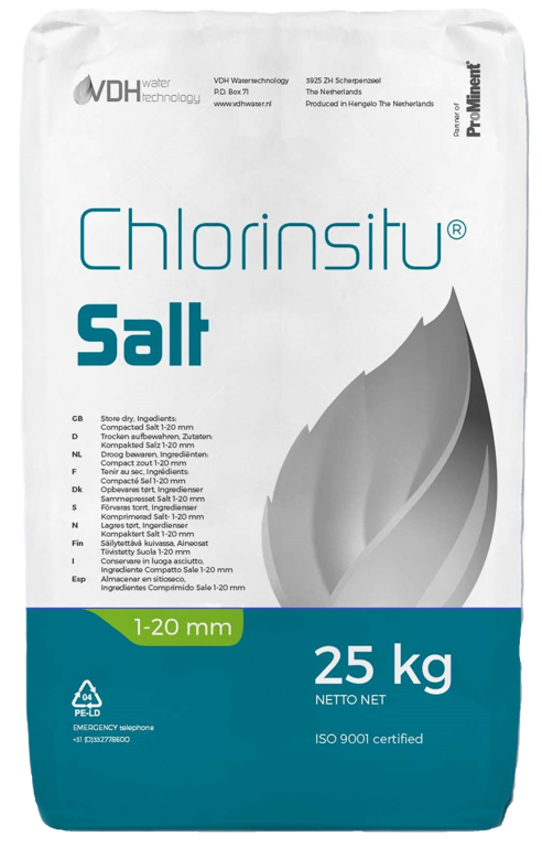 zouttabletten Chlorinsitu 25kg/zak