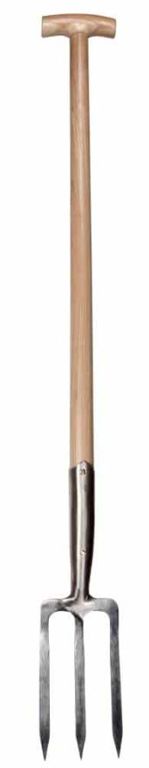 spitvork 3 tands rvs 90cm steel