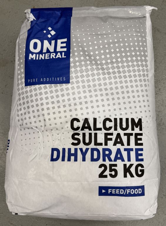 gips/calciumsulfaat poeder 25kg/zak