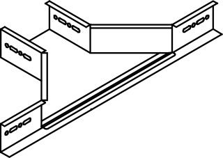aanzetstuk tbv kabelgoot 120mm