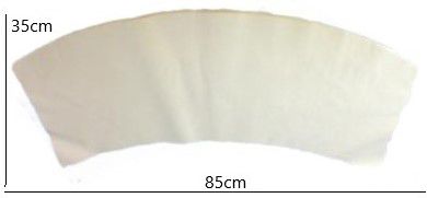 tulpenpapier witkr-mf. 35x85cm 10kg/pak