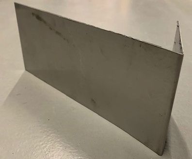 rvs montageplaat tbv wcds 2v-vert