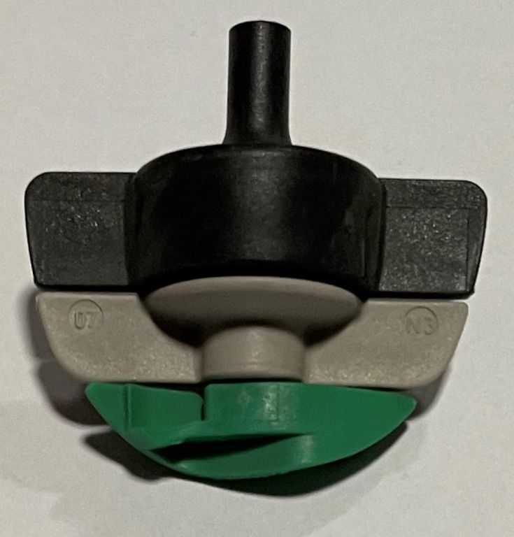 spinnet kop 70L zwart/groen