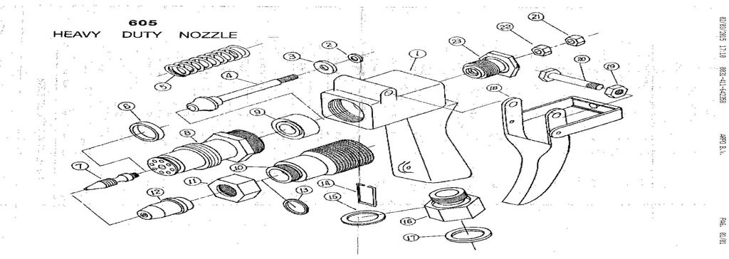 ripa nozzle 1,0mm #.. tbv pistool