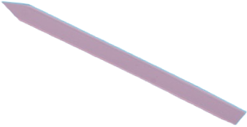 steeketiket 20x1,7cm roze 500/doos