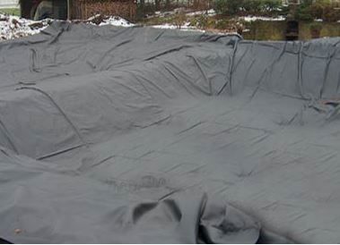 vijverfolie pvc 10000x0.50 zw 250m²/rol