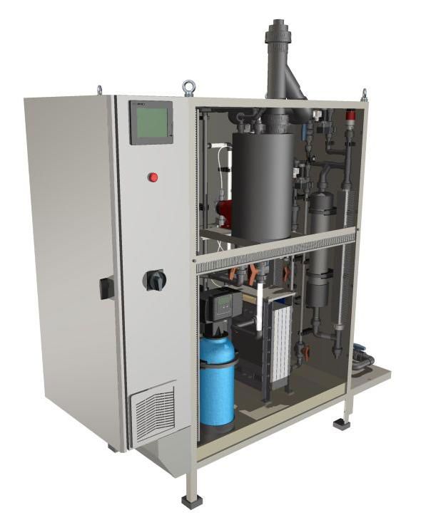 Zuiver Chloor Unit V5 100gr/uur 2e hands