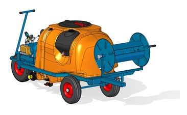 Haspel 600 ½" draaibaar op Atlanta