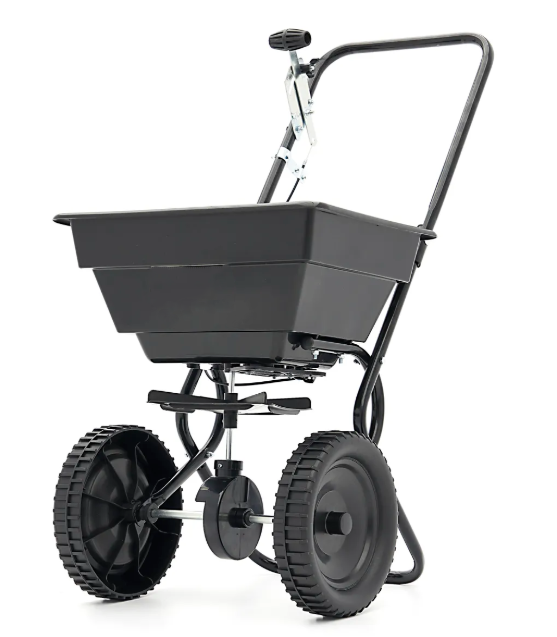 zout/kunstmeststrooier roteer 30kg zwart