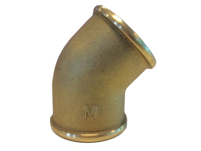 mess knie 45° 1¼" bi 40bar