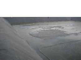 vijver rubberen folie 0,75mm per m²