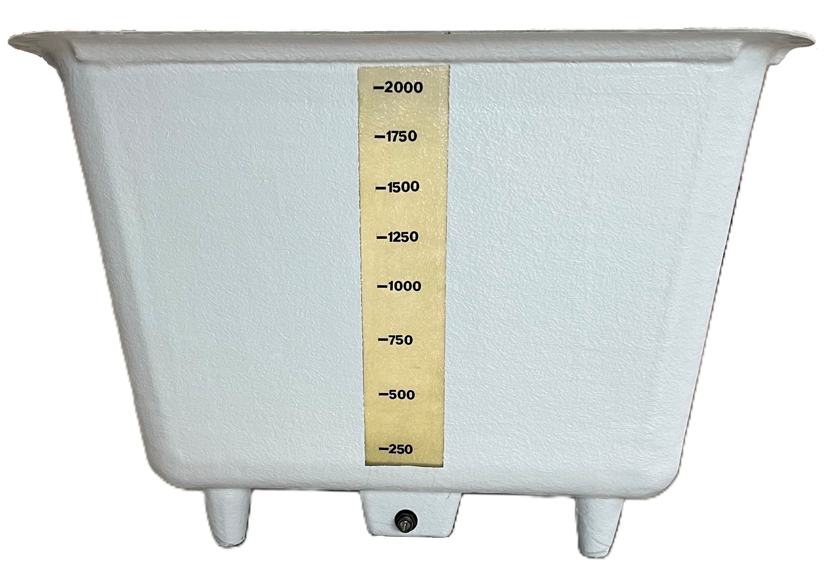 maatverdeling polybak ...ltr gemonteerd