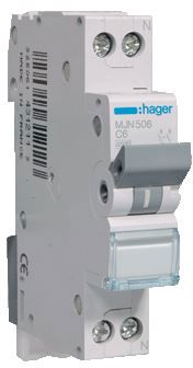 installatieautomaat 6A 230V 1p+n MJN