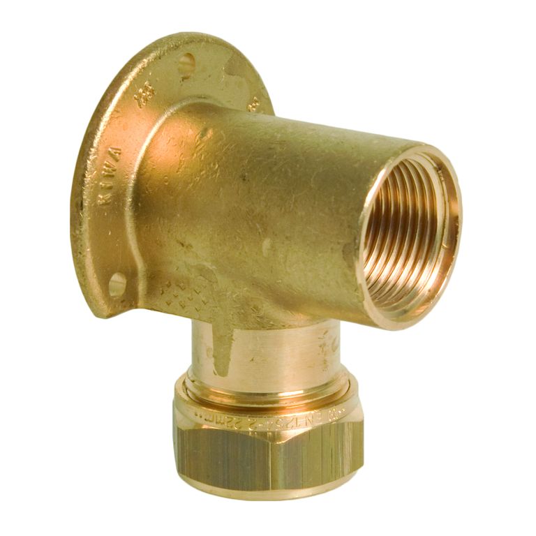 mess knel muurplaat 15x½"