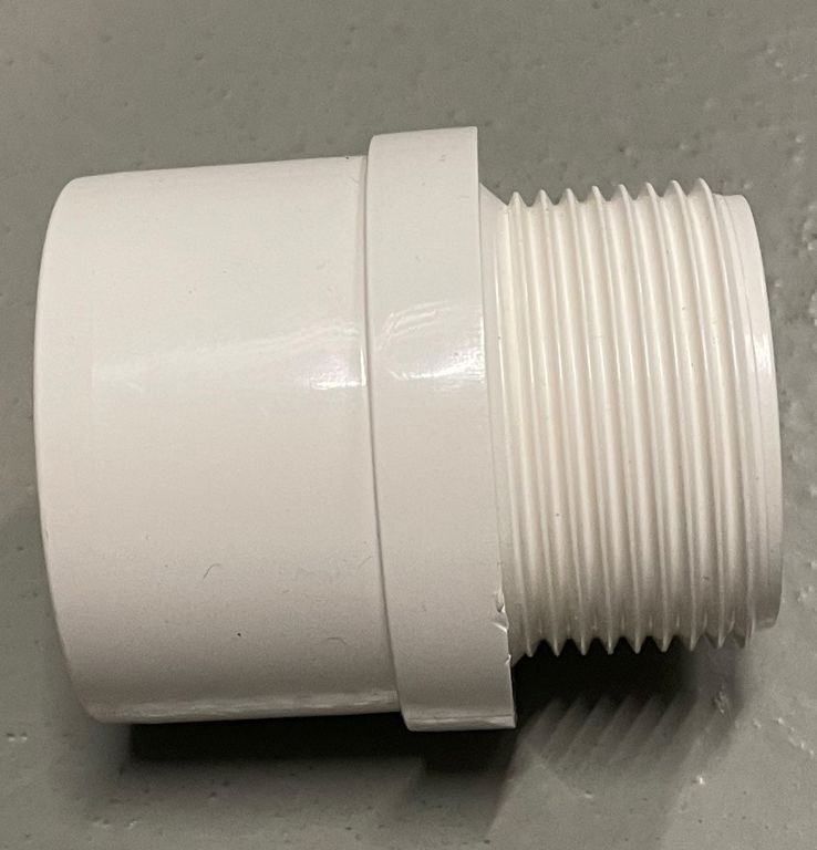 wit pvc puntstuk 40/50x1¼"