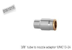 messing fitting adapter unc10-24 3/8''