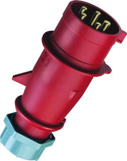 stekker 400V 16A 5p CEE rood