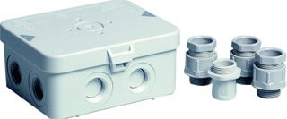 kabeldoos AK2 met 3 wartels M20