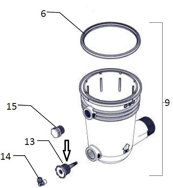 verloop 1"-1/4"+seal Mini Sigma 2-3-4"