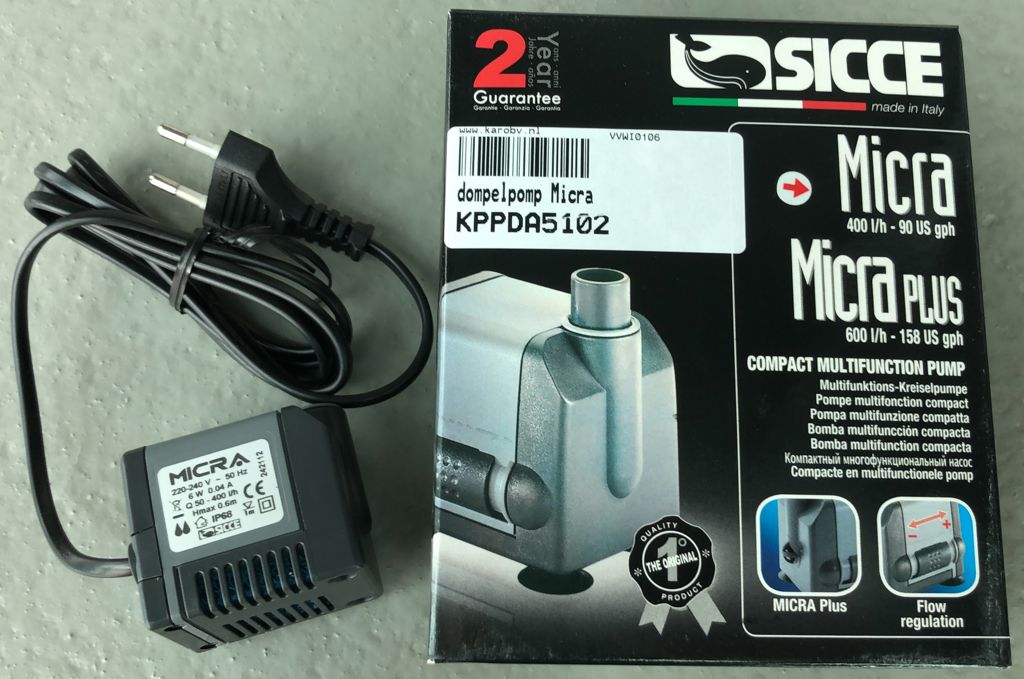 dompelpomp Micra 0,06kW 0,04A 230V