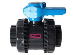 pvc kogelkraan viton fip 25 mm