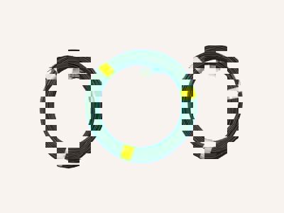 plastic spandraad 2,60x3,60mm 100m/rol