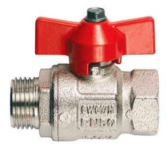 mess kogelkraan ¾" bi x ¾" bu