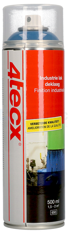 verf 4Tecx gentiaamblauw 500ml/bus