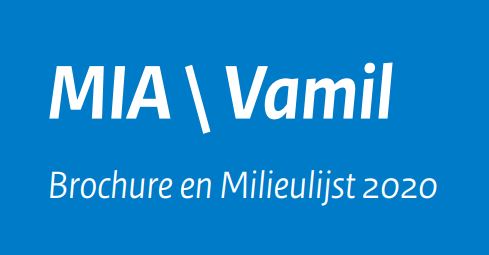 Milieulijst MIA-Vamil 2020